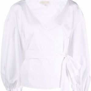 Michael Kors- wrap-around style blouse